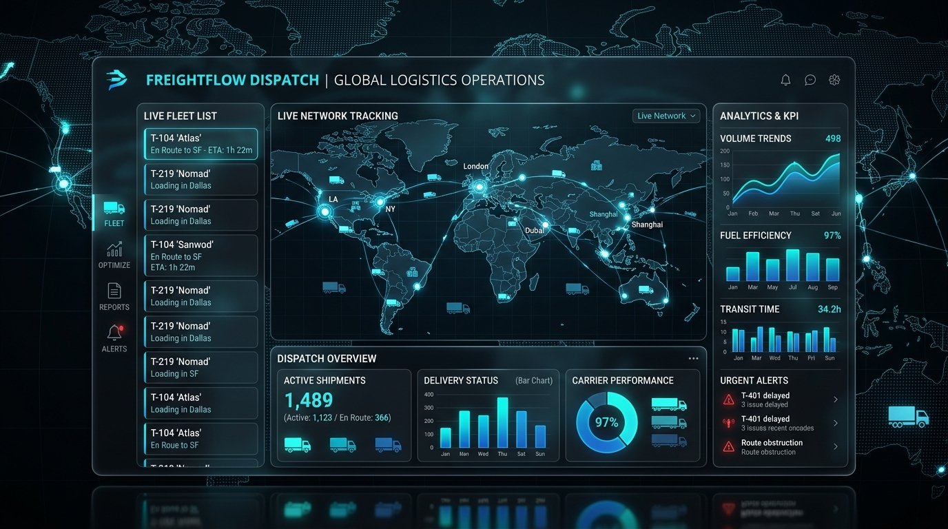 Stellar Dispatch Command Center & Freight Operations